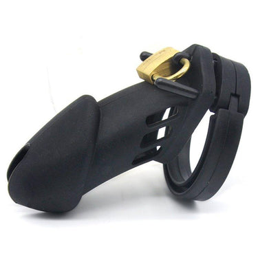 Black Silicone Cock Cage